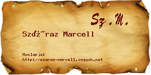 Száraz Marcell névjegykártya